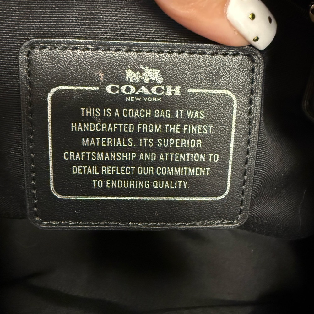 Coach Leather Tote - Picture 7 of 8